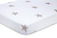 aden + anais Classic Muslin Crib Sheet, Super Star Scout Fawn aden + anais Classic Muslin Crib Sheet, Super Star Scout Fawn