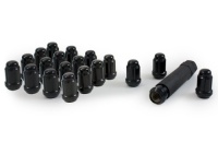 Gorilla Automotive 21133BC Small Diameter Acorn Black 5 Lug Kit (12mm x 1.50 Thread Size) - Pack of 20