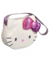 Hello Kitty Cutout Purse - white, one size Hello Kitty Cutout Purse - white, one size