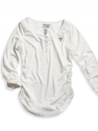 GUESS Kids Girls Big Girl Top with Lace on Back, OFF WHITE (14) GUESS Kids Girls Big Girl Top with Lace on Back, OFF WHITE (14)