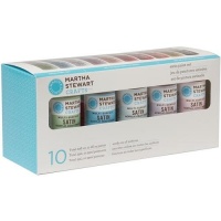 Martha Stewart 32187 10 Color paint Set, Satin Martha Stewart 32187 10 Color paint Set, Satin