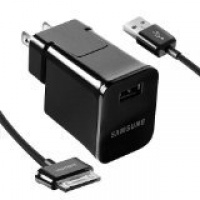 Samsung ETA-P10JBEGSTA Galaxy Tab Detachable Multi Travel Charger with USB to 30 Pin Data Cable - Black Samsung ETA-P10JBEGSTA Galaxy Tab Detachable Multi Travel Charger with USB to 30 Pin Data Cable - Black