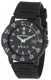 Smith & Wesson Men's SWW-45 S.W.A.T. Black Rubber Strap Watch Smith & Wesson Men's SWW-45 S.W.A.T. Black Rubber Strap Watch