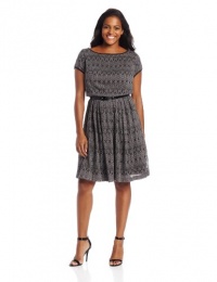 London Times Women's Plus-Size Short Sleeve Lace Dress London Times Women's Plus-Size Short Sleeve Lace Dress