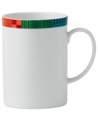 Make your table a masterpiece. Royal Doulton's Paolozzi mug is trimmed with vibrant graphic designs inspired by the work of Sir Eduardo Paolozzi, a pivotal figure in pop art history. Make your table a masterpiece. Royal Doulton's Paolozzi mug is trimmed with vibrant graphic designs inspired by the work of Sir Eduardo Paolozzi, a pivotal figure in pop art history.