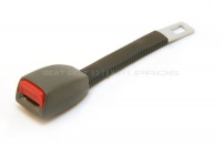 8 Rigid Car Seat Belt Extender - Grey - Type B (1 wide metal tongue) - Buckles Right In! 8 Rigid Car Seat Belt Extender - Grey - Type B (1 wide metal tongue) - Buckles Right In!