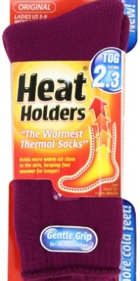 Heat Holders Thermal Socks, Women's Original, US Shoe Size 5-9, Deep Fuchsia