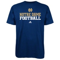 Notre Dame Fighting Irish Navy Adidas 2012 Football Practice T-Shirt - Navy Notre Dame Fighting Irish Navy Adidas 2012 Football Practice T-Shirt - Navy