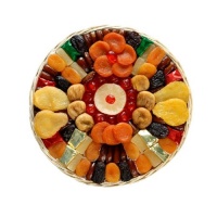 Broadway Basketeers Heart Healthy Floral Dried Fruit Gift Basket, Medium Broadway Basketeers Heart Healthy Floral Dried Fruit Gift Basket, Medium