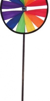 In the Breeze 8 Rainbow Single Wheel Garden Spinner In the Breeze 8 Rainbow Single Wheel Garden Spinner