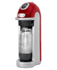 Never fizzles out! Make your homemade sodas to perfection with Fizz Chip technology that keeps tabs on the carbonation level so your soda's bubble is never burst. 3-year warranty. Model 10181110. Never fizzles out! Make your homemade sodas to perfection with Fizz Chip technology that keeps tabs on the carbonation level so your soda's bubble is never burst. 3-year warranty. Model 10181110.
