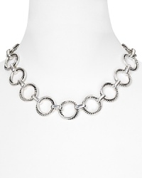 Owing to a delicately textured surface, Lauren Ralph Lauren's twisted link necklace adds a soft glamour to both day and after dark looks. Owing to a delicately textured surface, Lauren Ralph Lauren's twisted link necklace adds a soft glamour to both day and after dark looks.