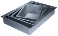 Fat Daddio's Anodized Aluminum Sheet Cake Pan, 7 Inch x 11 Inch x 2 Inch Fat Daddio's Anodized Aluminum Sheet Cake Pan, 7 Inch x 11 Inch x 2 Inch