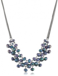 Kenneth Cole New York Urban Smoke Faceted Bead Necklace, 21