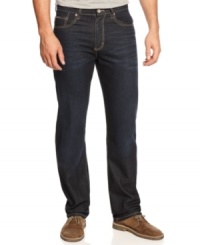 Old faithfuls. These Calvin Klein straight-leg jeans will quickly become an after work-to-weekend staple. Old faithfuls. These Calvin Klein straight-leg jeans will quickly become an after work-to-weekend staple.