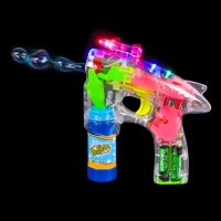 Rhode Island Novelty LED Bubble Gun with Laser and Sound Party Accessory Rhode Island Novelty LED Bubble Gun with Laser and Sound Party Accessory