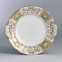 Royal Crown Derby has produced only the finest English bone china for over 250 years. Derby Panel Green is adorned with intricate green and gold floral designs that feel fresh, rich, and timeless. Royal Crown Derby has produced only the finest English bone china for over 250 years. Derby Panel Green is adorned with intricate green and gold floral designs that feel fresh, rich, and timeless.