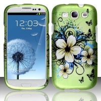 Green Flowers Hard Case Faceplate Protector Cover For Samsung Galaxy S3 i9300 Green Flowers Hard Case Faceplate Protector Cover For Samsung Galaxy S3 i9300