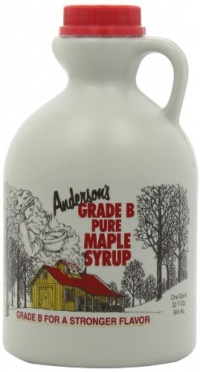 Anderson's Pure Maple Syrup, Grade B, 32 Ounce (Frustration-Free Packaging)