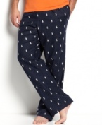 Comfortable and cozy is this soft cotton flannel pajama pant by Polo Ralph Lauren. Makes a great gift.