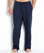 Comfortable 100% cotton pant by Nautica is perfect to lounge and sleep in.