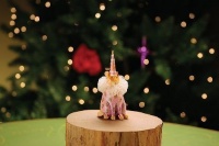 Patience Brewster Mini Pepe Polka Dot Cat Ornament Patience Brewster Mini Pepe Polka Dot Cat Ornament
