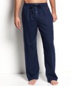 Ultra-soft cotton make these pajama pants from Polo Ralph Lauren your go-tos for luxurious comfort and style.