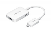 Samsung Micro USB to HDMI 1080P HDTV Adapter Cable for Samsung Galaxy S3/S4/Note 2 - Retail Packaging - White Samsung Micro USB to HDMI 1080P HDTV Adapter Cable for Samsung Galaxy S3/S4/Note 2 - Retail Packaging - White