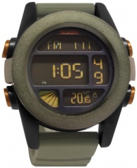 Nixon Unit Watch - Men's Surplus/Black/Orange Ano, One Size Nixon Unit Watch - Men's Surplus/Black/Orange Ano, One Size