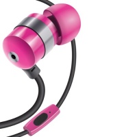 GOgroove audiOHM HF Ergonomic Earphones Wired Headset w/ Hands-Free Microphone & Deep Bass ( Neon Pink ) for Samsung , HTC , Nokia , BlackBerry , Apple iPhone & More Phones , Tablets , and MP3 Players GOgroove audiOHM HF Ergonomic Earphones Wired Headset w/ Hands-Free Microphone & Deep Bass ( Neon Pink ) for Samsung , HTC , Nokia , BlackBerry , Apple iPhone & More Phones , Tablets , and MP3 Players