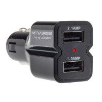 Mediabridge High Output Dual USB Car Charger For iPad and iPhone (3.1 Amp) Mediabridge High Output Dual USB Car Charger For iPad and iPhone (3.1 Amp)