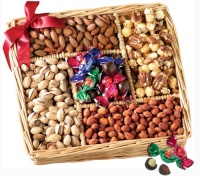 Broadway Basketeers Gift Basket, Gourmet Sweet and Savory Nut