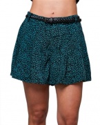 MOD 20 Women's Triangle Print Belted Skort