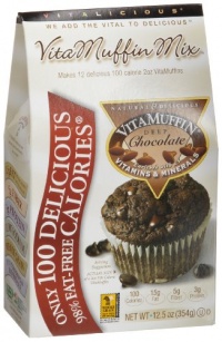 Vitalicious VitaMuffin Mix, Deep Chocolate, 12.5-Ounce Packages (Pack of 3) Vitalicious VitaMuffin Mix, Deep Chocolate, 12.5-Ounce Packages (Pack of 3)