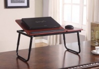 Kings Brand Foldable Adjustable Laptop Stand For Table, Sofa & Bed