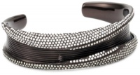 Judith Jack Chocolate Brown Plate Sculptured Bangle Bracelet Judith Jack Chocolate Brown Plate Sculptured Bangle Bracelet