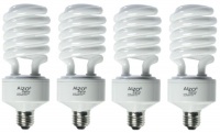 Full Spectrum Light Bulb - ALZO 45W CFL 5500K - Case of 4 - Daylight balanced - pure white light - 2800 Lumens Full Spectrum Light Bulb - ALZO 45W CFL 5500K - Case of 4 - Daylight balanced - pure white light - 2800 Lumens