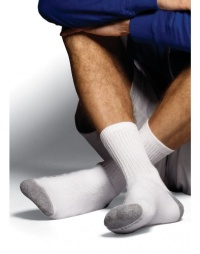 Hanes Classics Men's 6-Pack Cushion Crew Socks Hanes Classics Men's 6-Pack Cushion Crew Socks