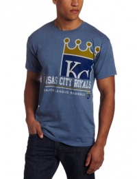 MLB Kansas City Royals Submariner Basic T-Shirt, Indigo Heather MLB Kansas City Royals Submariner Basic T-Shirt, Indigo Heather