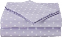 American Baby Company Percale 3 Piece Toddler Sheet Set, Lavendar Dot American Baby Company Percale 3 Piece Toddler Sheet Set, Lavendar Dot