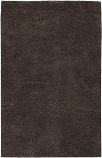 Area Rug 3x5 Rectangle Shag Chocolate Color - Surya Metropolitan Rug from RugPal Area Rug 3x5 Rectangle Shag Chocolate Color - Surya Metropolitan Rug from RugPal