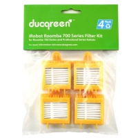 Duogreen Robotic Vacuum Replcement Filter for iRobot Roomba 700 Series 780, 770, 760, Set of 4 Duogreen Robotic Vacuum Replcement Filter for iRobot Roomba 700 Series 780, 770, 760, Set of 4