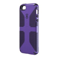 Speck Products CandyShell Grip Case for iPhone 5 - Retail Packaging - Purple/Black Speck Products CandyShell Grip Case for iPhone 5 - Retail Packaging - Purple/Black