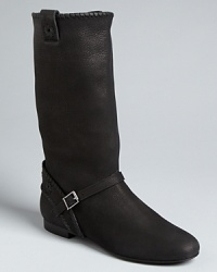 A little bit Western, a little bit rock-and-roll, these Jack Rogers boots capture all-American style in a trim silhouette with slim harness details. A little bit Western, a little bit rock-and-roll, these Jack Rogers boots capture all-American style in a trim silhouette with slim harness details.