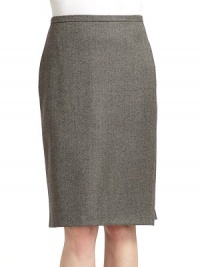 THE LOOKBanded waist Back zip with hook and eye closureSeam detailsVented hemTHE FITAbout 25 longTHE MATERIALVirgin woolFully linedCARE & ORIGINDry clean Made in ItalyModel shown is 5'10 (177cm) wearing US size 4. THE LOOKBanded waist Back zip with hook and eye closureSeam detailsVented hemTHE FITAbout 25 longTHE MATERIALVirgin woolFully linedCARE & ORIGINDry clean Made in ItalyModel shown is 5'10 (177cm) wearing US size 4.