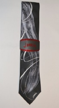 J. Garcia Mens Neck Tie Collection BUTTERFLY STUDY, SPECIAL EDITION Artist Proof No. 7-Black & Gray J. Garcia Mens Neck Tie Collection BUTTERFLY STUDY, SPECIAL EDITION Artist Proof No. 7-Black & Gray
