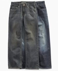 A rugged style for your little guy. He'll want to don these Request jeans everyday of the week. A rugged style for your little guy. He'll want to don these Request jeans everyday of the week.