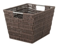 Whitmor 6500-1717-Small Rattique Storage Tote, Java Whitmor 6500-1717-Small Rattique Storage Tote, Java