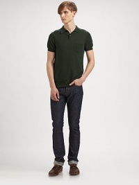 A weekend-favorite with easy-going style, this cotton classic is the perfect complement to any downtime ensemble.Two-button placketChest patch pocketRibbed knit cuffs and hemCottonHand washImported A weekend-favorite with easy-going style, this cotton classic is the perfect complement to any downtime ensemble.Two-button placketChest patch pocketRibbed knit cuffs and hemCottonHand washImported