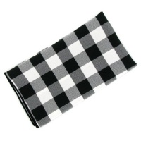 Black & White Checked Napkin, 20 x 20 - Dozen = 12 Black & White Checked Napkin, 20 x 20 - Dozen = 12